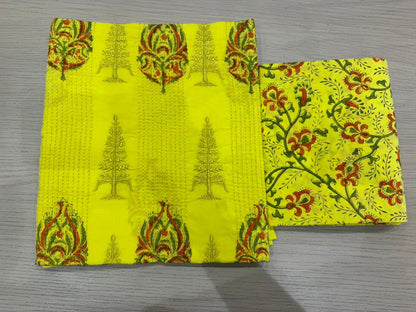 Cotton Embroidery Suit with Mul Mul Dupatta