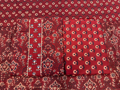 Cotton Embroidery Suit with Cotton Dupatta