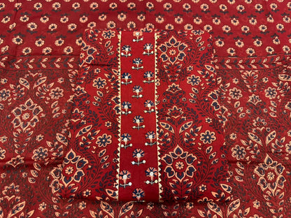 Cotton Embroidery Suit with Cotton Dupatta