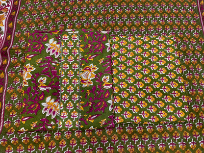 Cotton Embroidery Suit with Cotton Dupatta