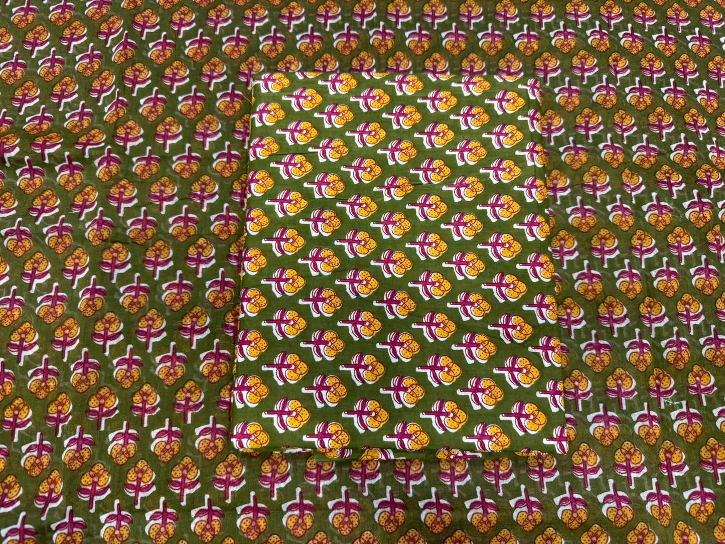 Cotton Embroidery Suit with Cotton Dupatta
