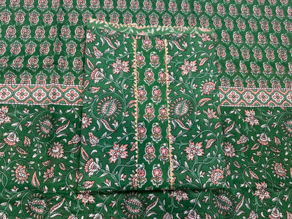 Cotton Embroidery Suit with Cotton Dupatta