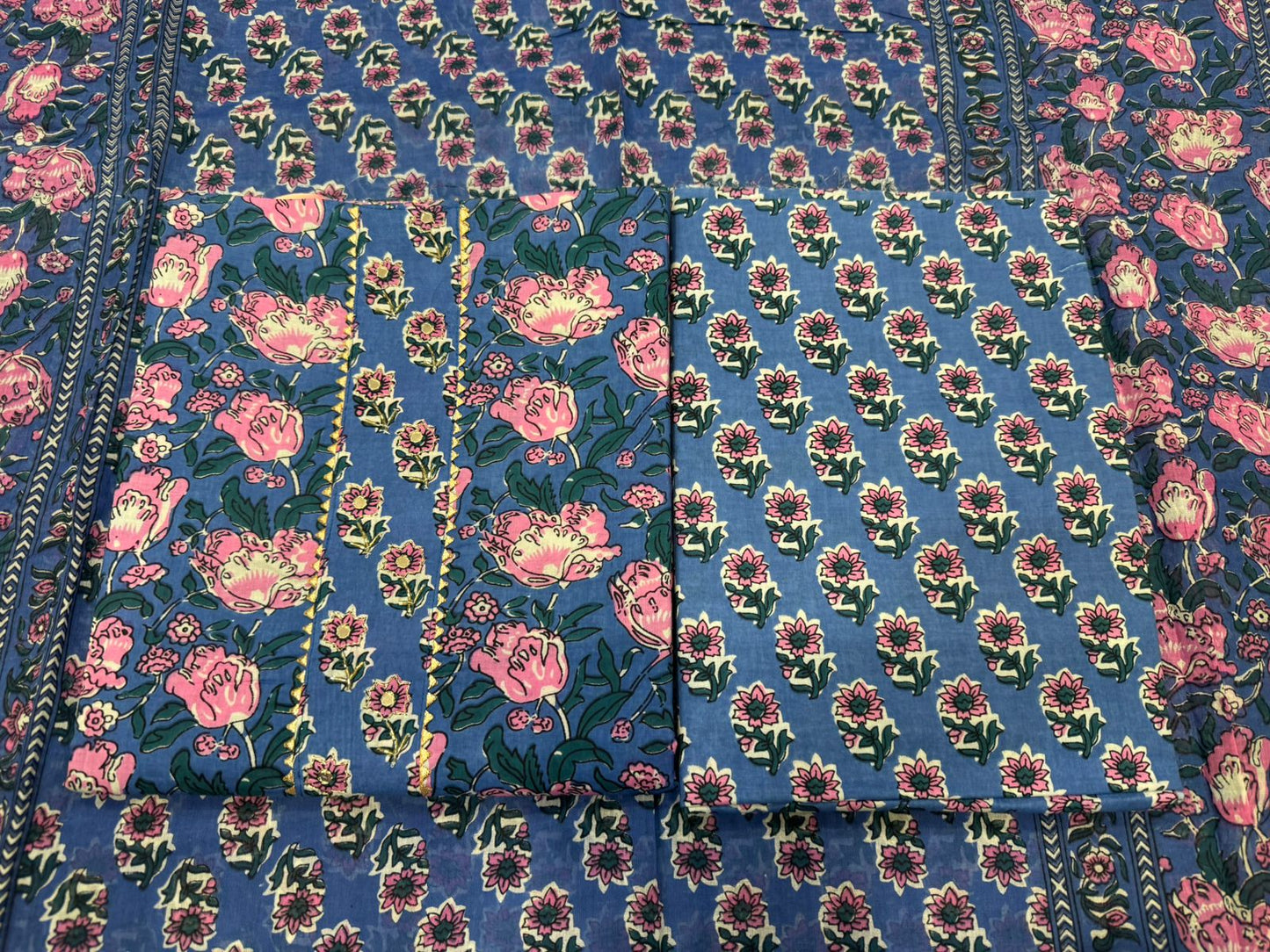 Cotton Embroidery Suit with Cotton Dupatta