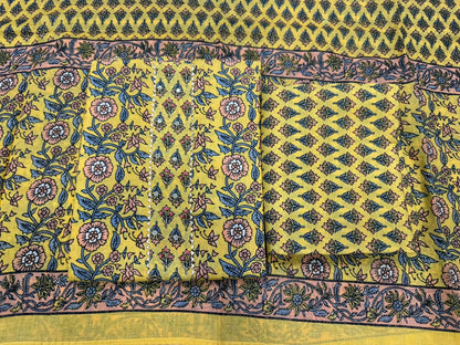 Cotton Embroidery Suit with Cotton Dupatta