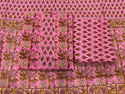 Cotton Embroidery Suit with Cotton Dupatta