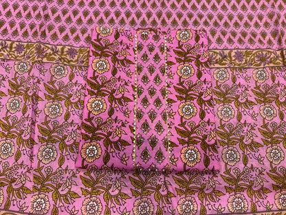 Cotton Embroidery Suit with Cotton Dupatta