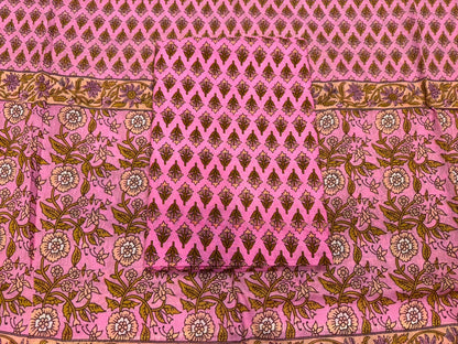 Cotton Embroidery Suit with Cotton Dupatta