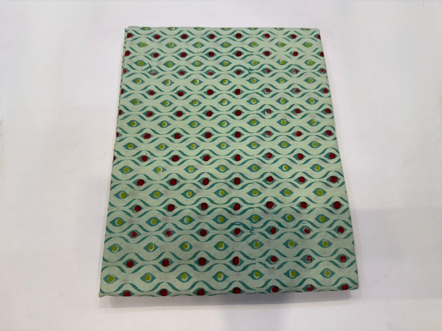 Cotton Self Embroidery Suit with Cotton Dupatta