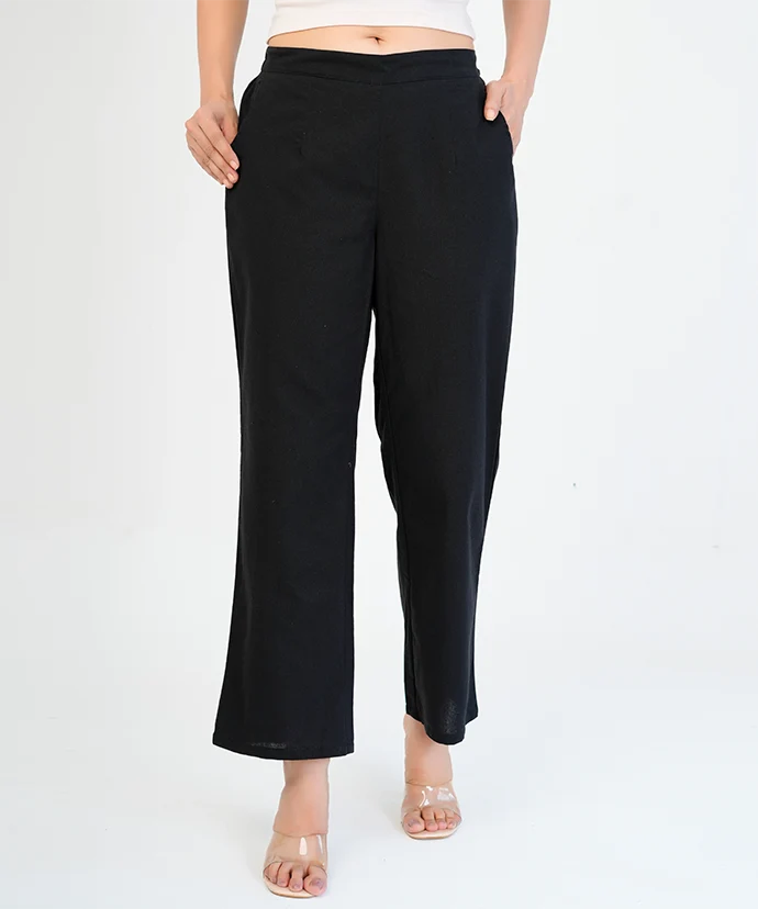 Black Wide Leg Pant