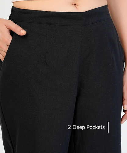 Black Wide Leg Pant