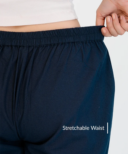 Blue Wide Leg Pant