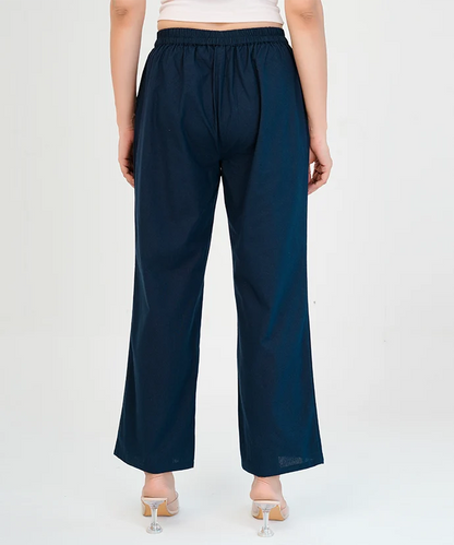 Blue Wide Leg Pant