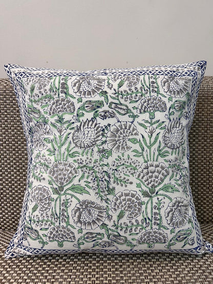 hand block printed cushion covers