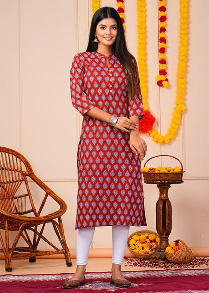 Cotton Printed Kurti