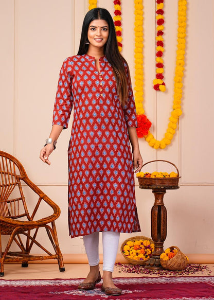 Cotton Printed Kurti