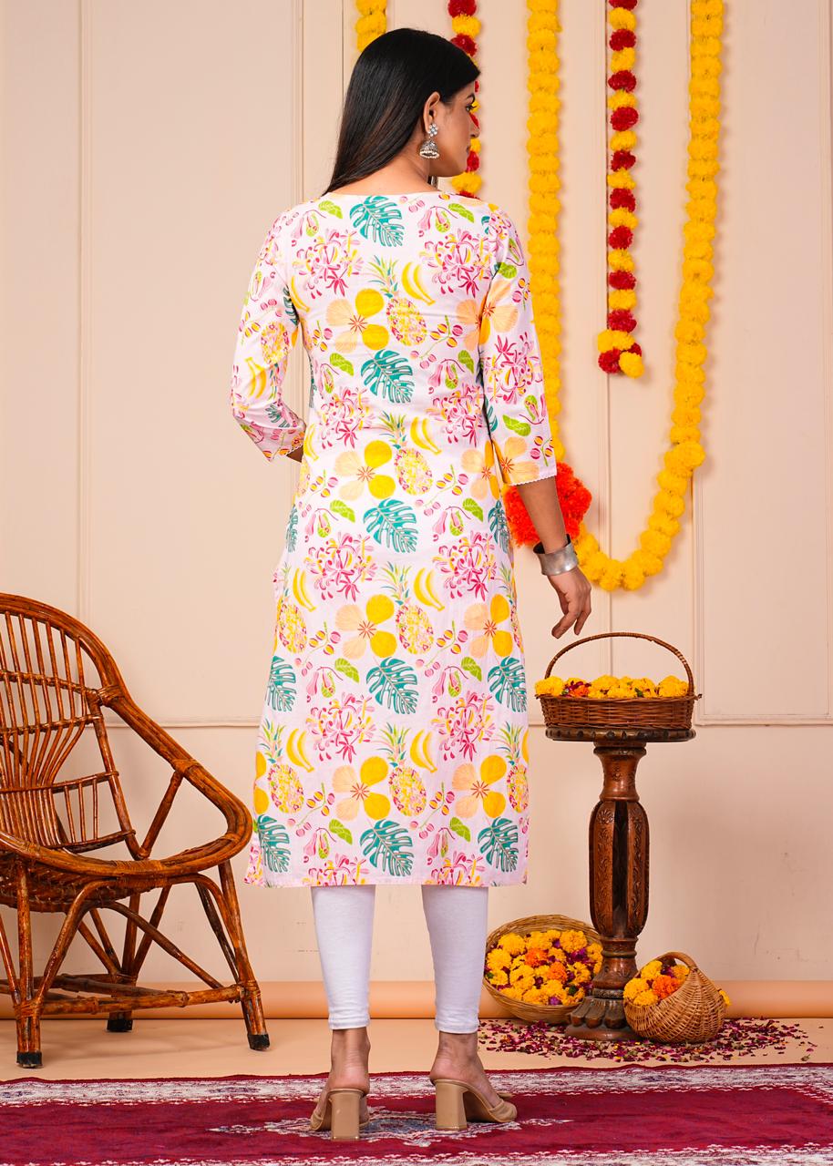 Cotton Printed Kurti