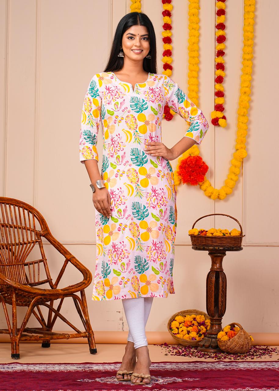 Cotton Printed Kurti