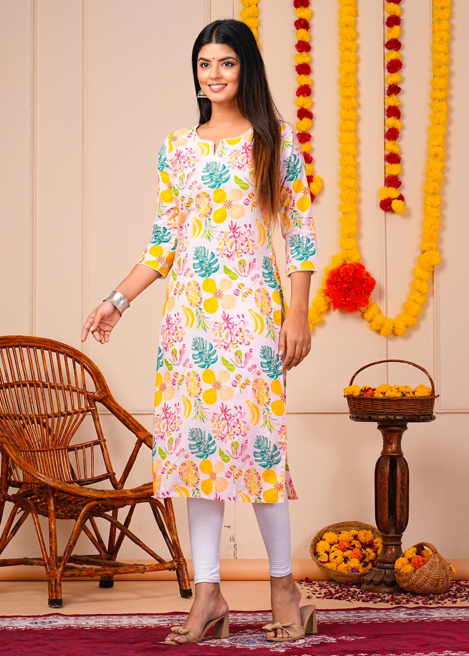 Cotton Printed Kurti