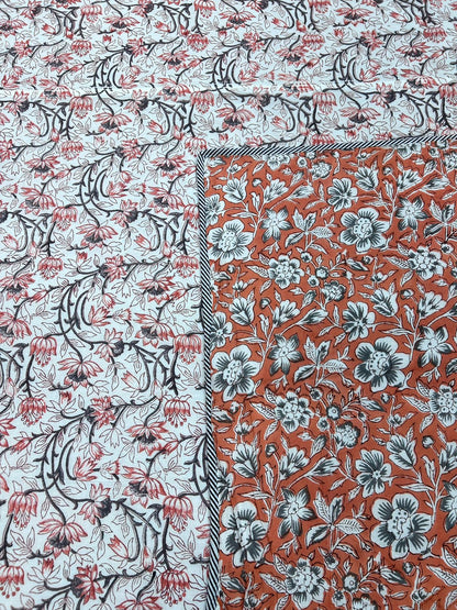 Hand Block Printed Double Bed Dohar