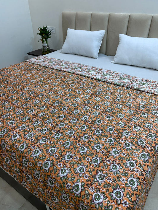 Hand Block Printed Double Bed Dohar