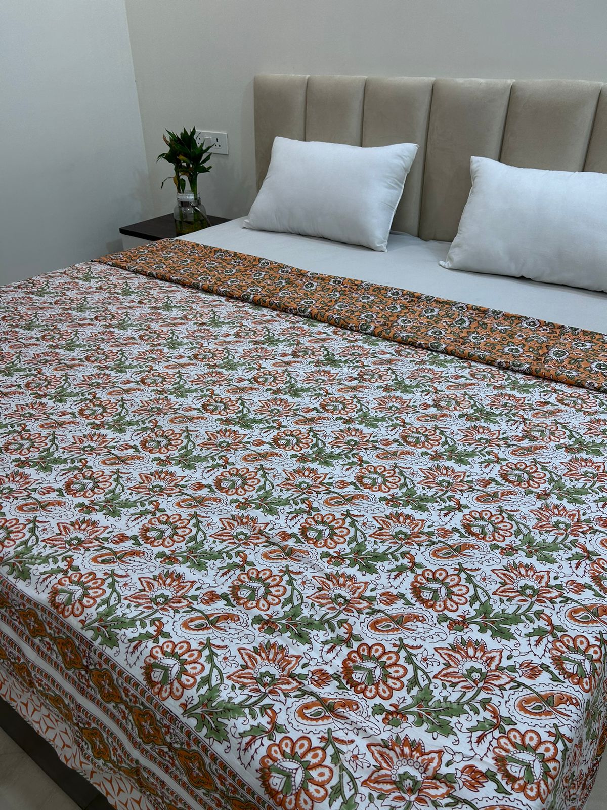 Hand Block Printed Double Bed Dohar