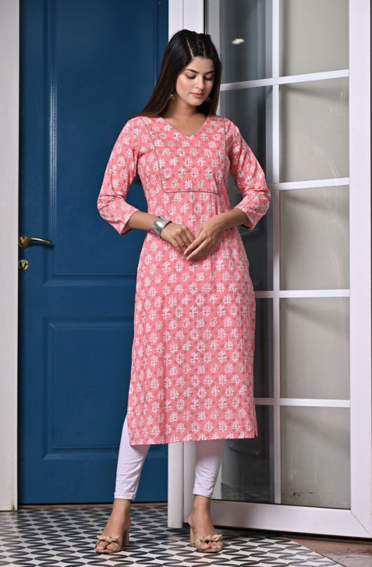 Cotton Printed Kurti