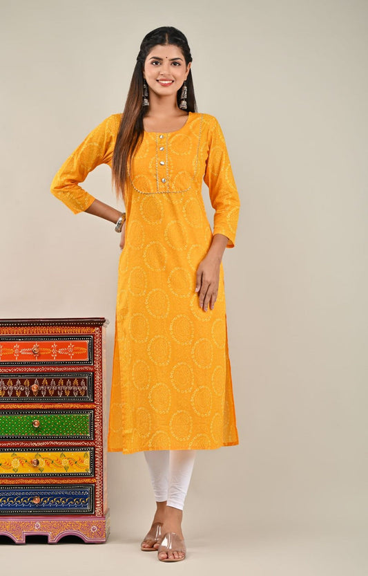 Cotton Printed Kurti