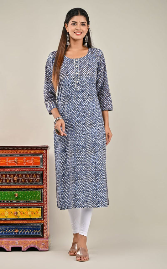 Cotton Printed Kurti