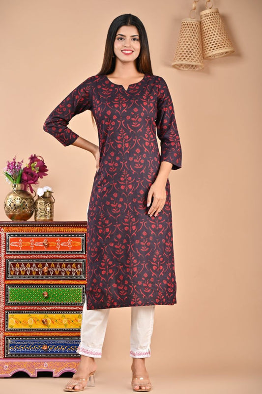 Cotton Printed Kurti