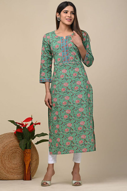 Cotton Printed Kurti