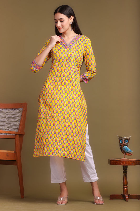 Cotton Printed Kurti