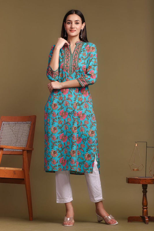 Cotton Printed Kurti