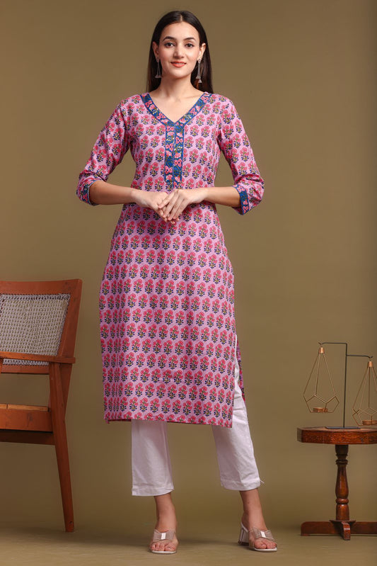 Cotton Printed Kurti