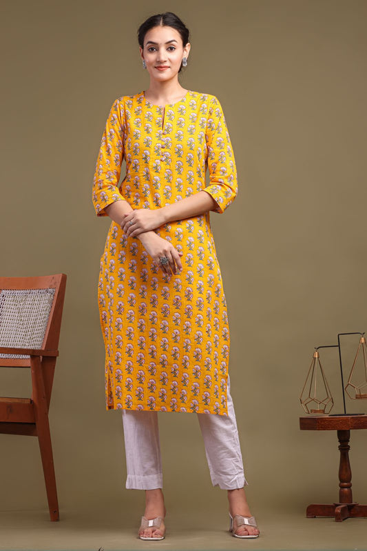 Cotton Printed Kurti