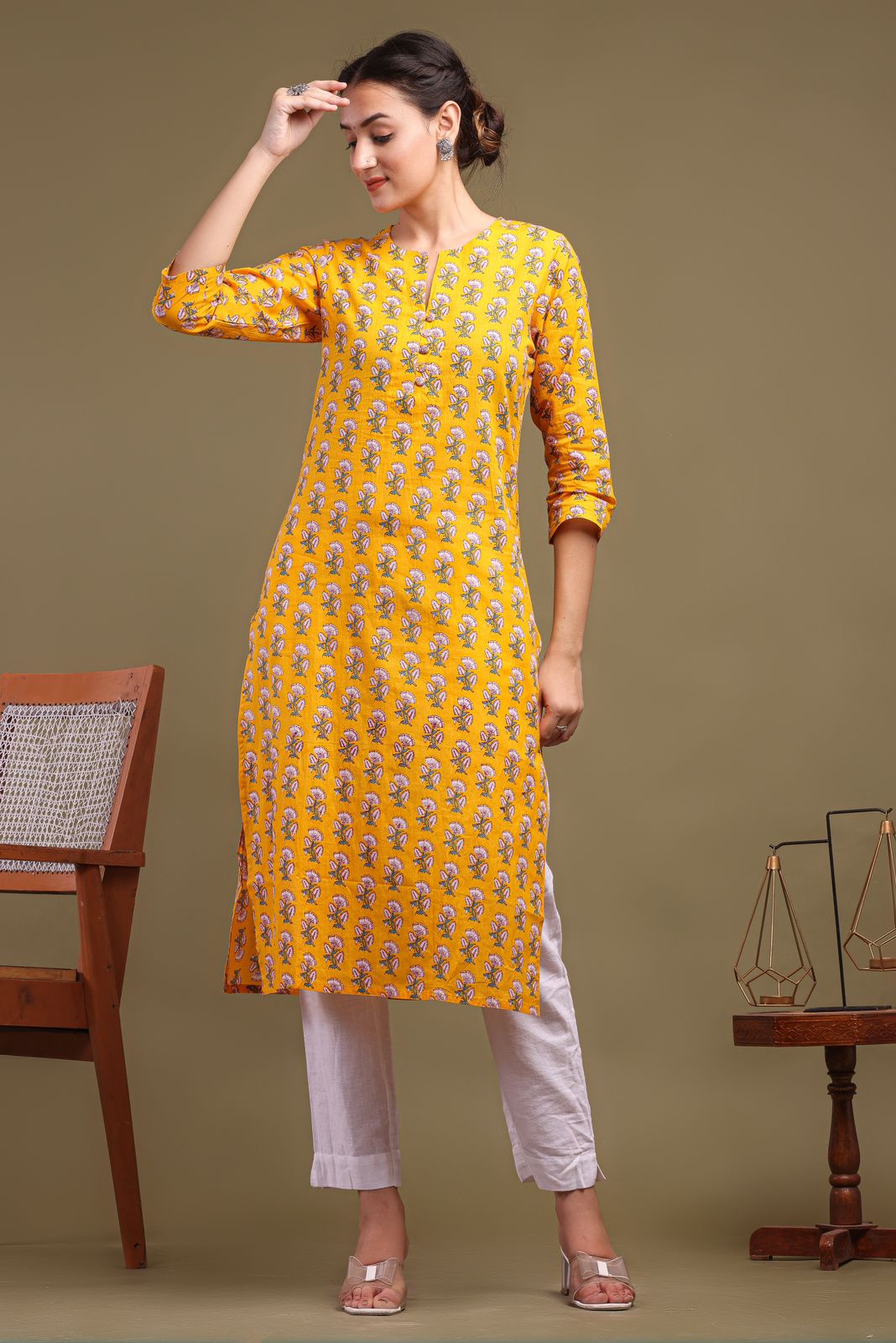 Cotton Printed Kurti