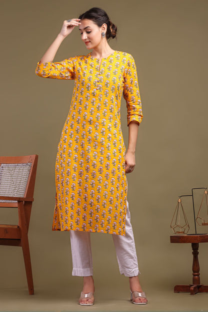 Cotton Printed Kurti