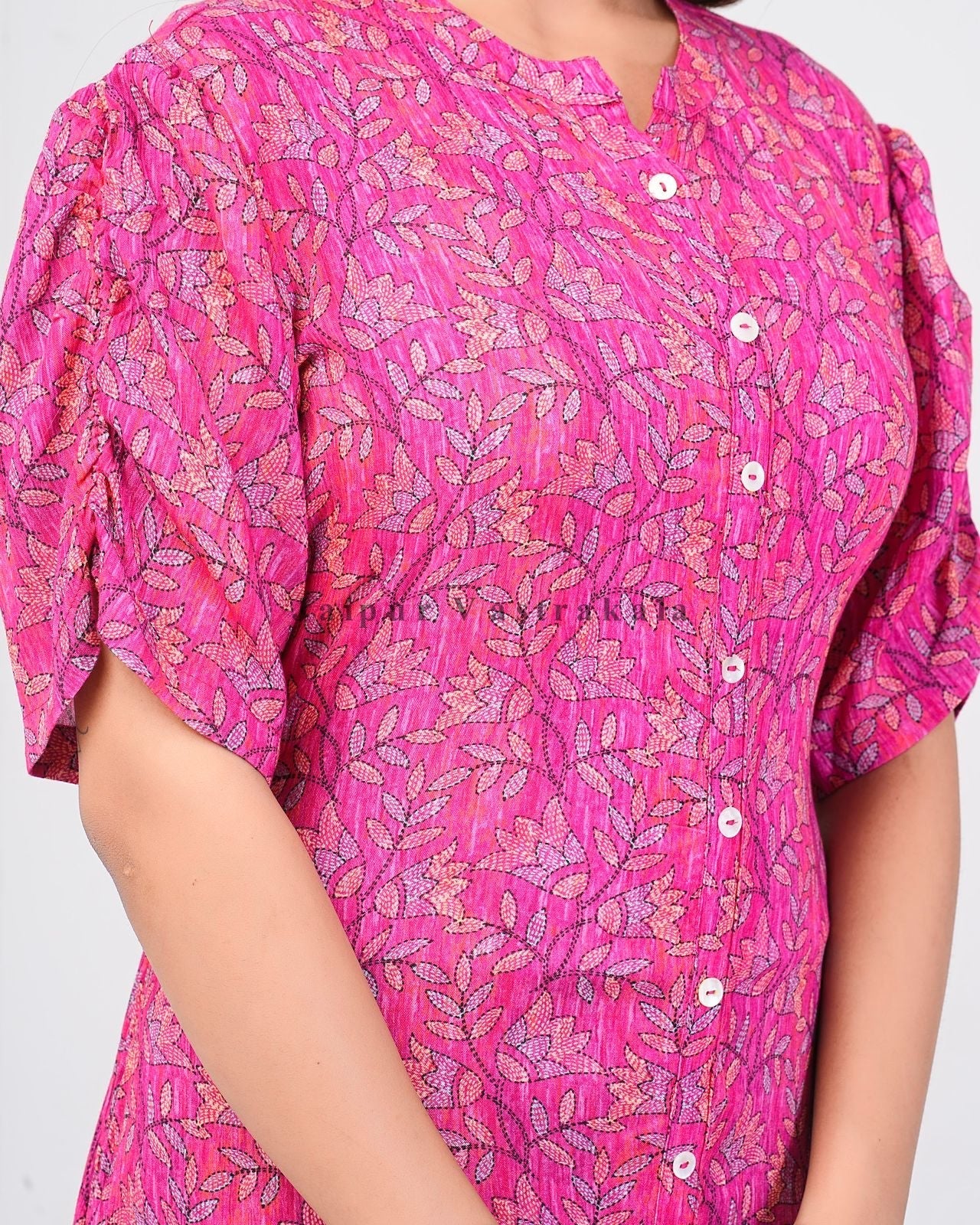 cotton printed top / dress