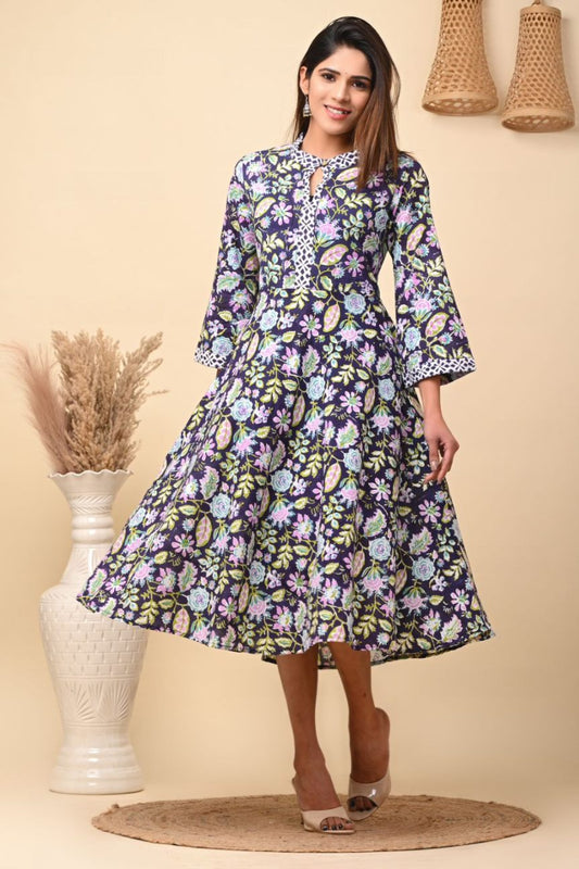 cotton printed top / dress