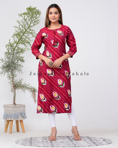 Cotton Printed Kurti