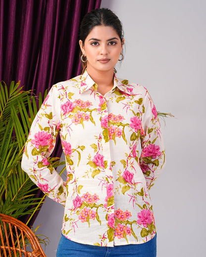 women printed shirt