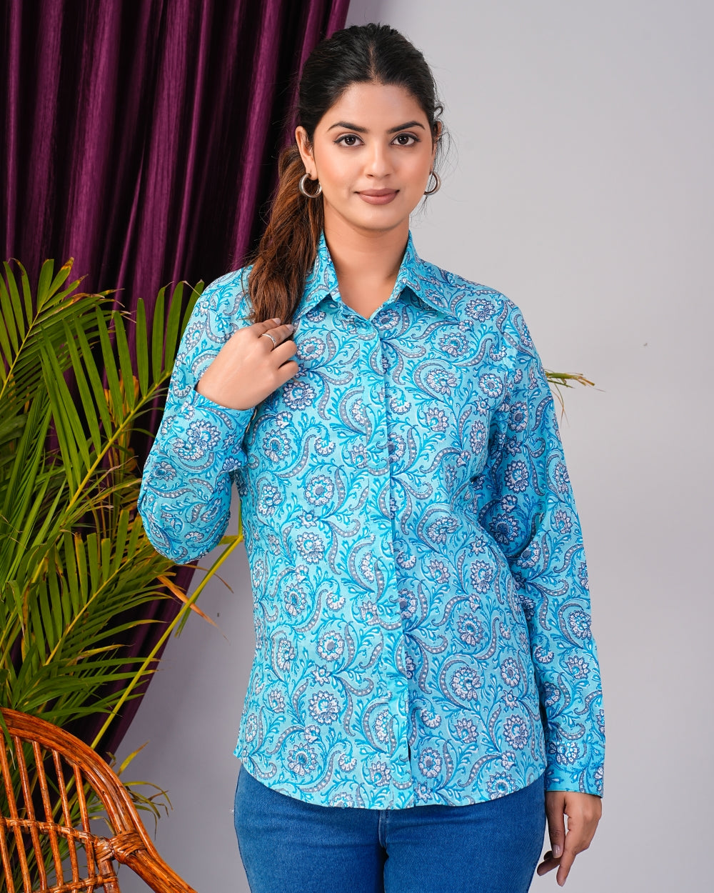 women printed shirt