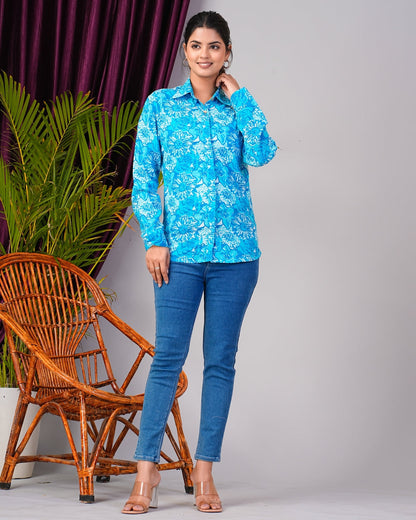 women printed shirt