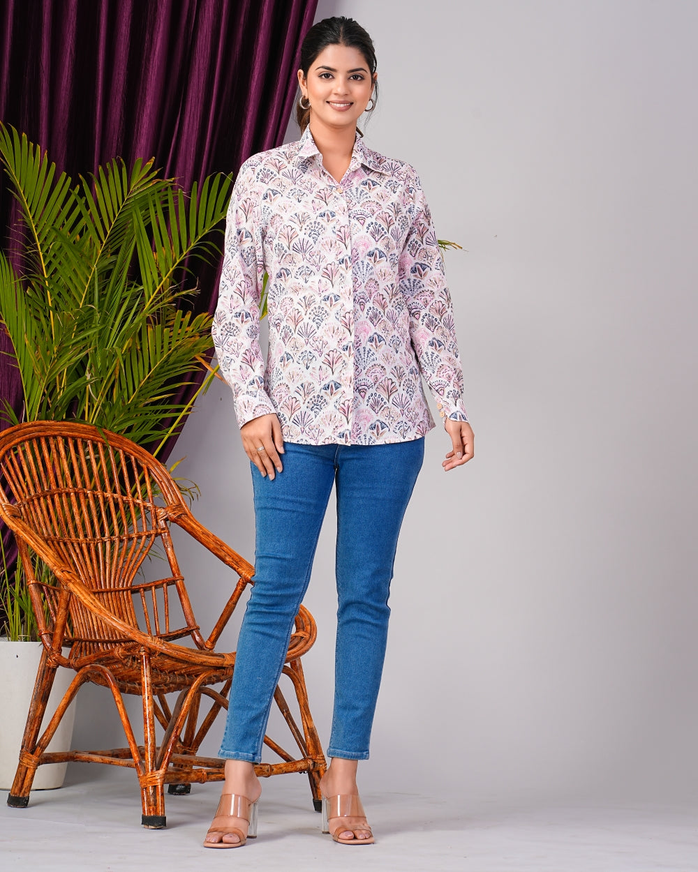 women printed shirt