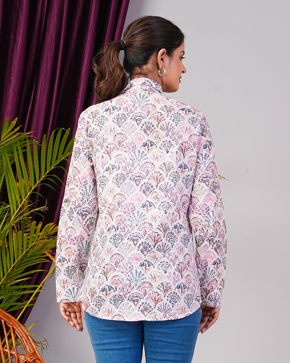 women printed shirt