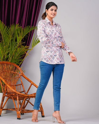 women printed shirt