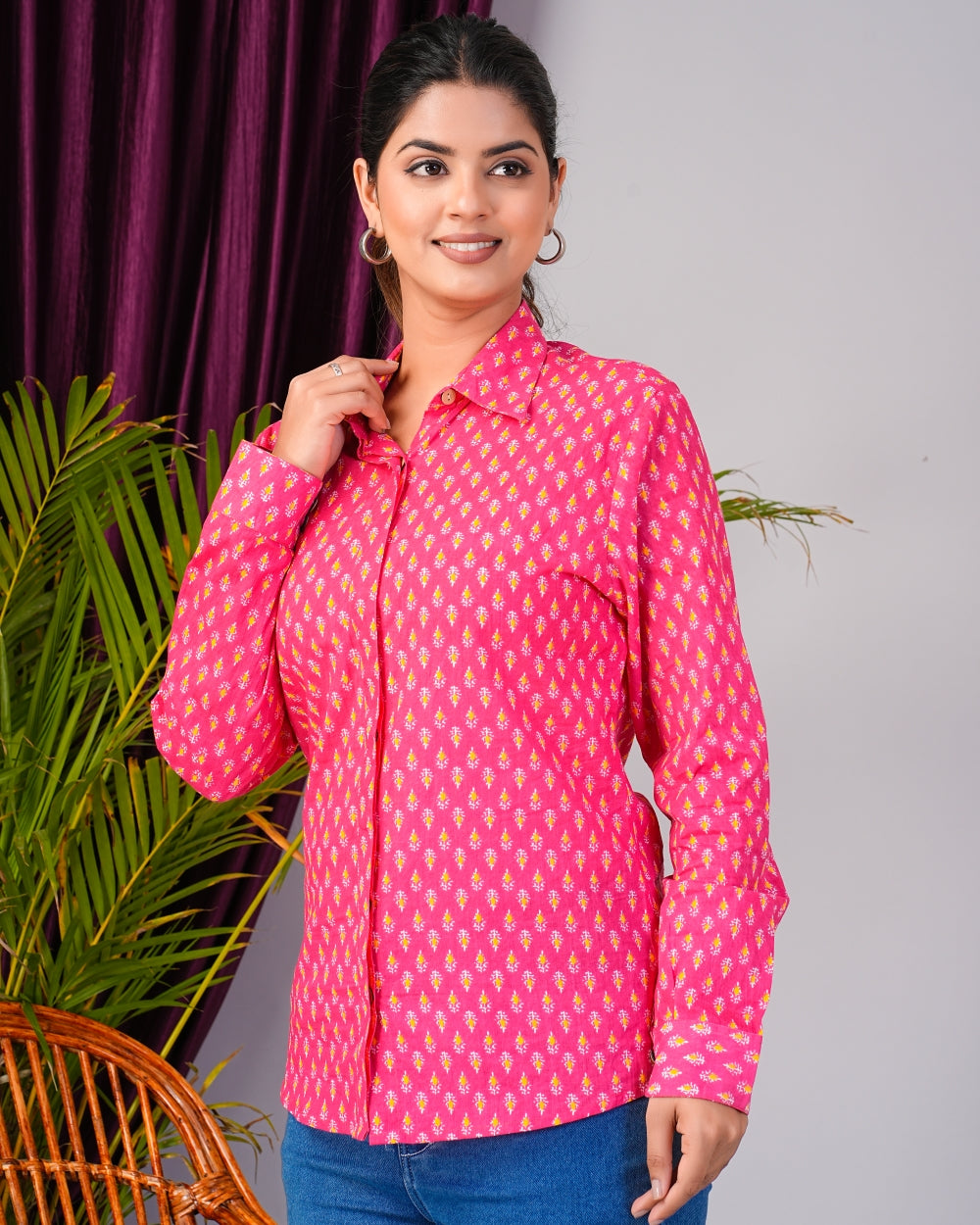 women printed shirt