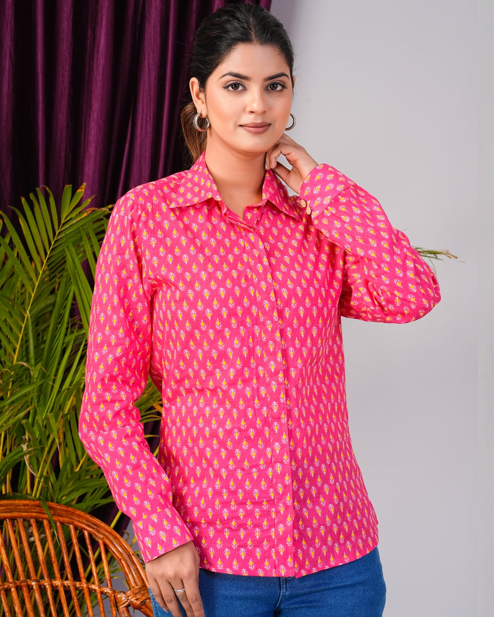 women printed shirt