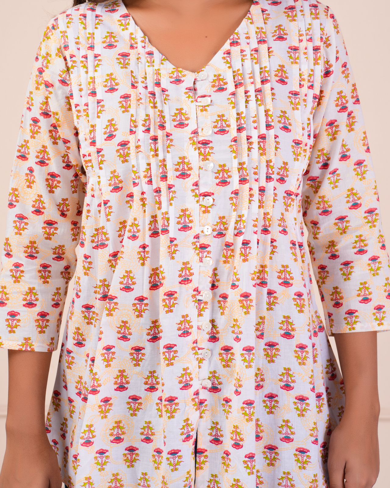 cotton printed top / dress