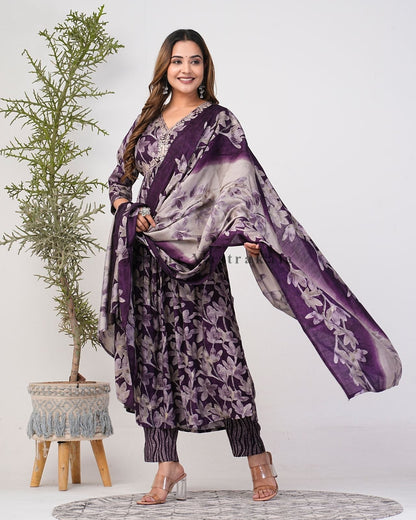 muslin silk suit