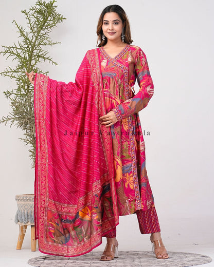 muslin silk suit